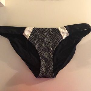 Pilyq Colorblock snakeskin bottoms